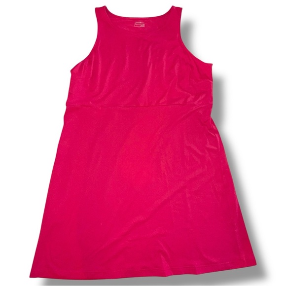 NWT EDDIE BAUER Aster Sleeveless Empire Waist Dress - Magenta XL - Picture 5 of 15